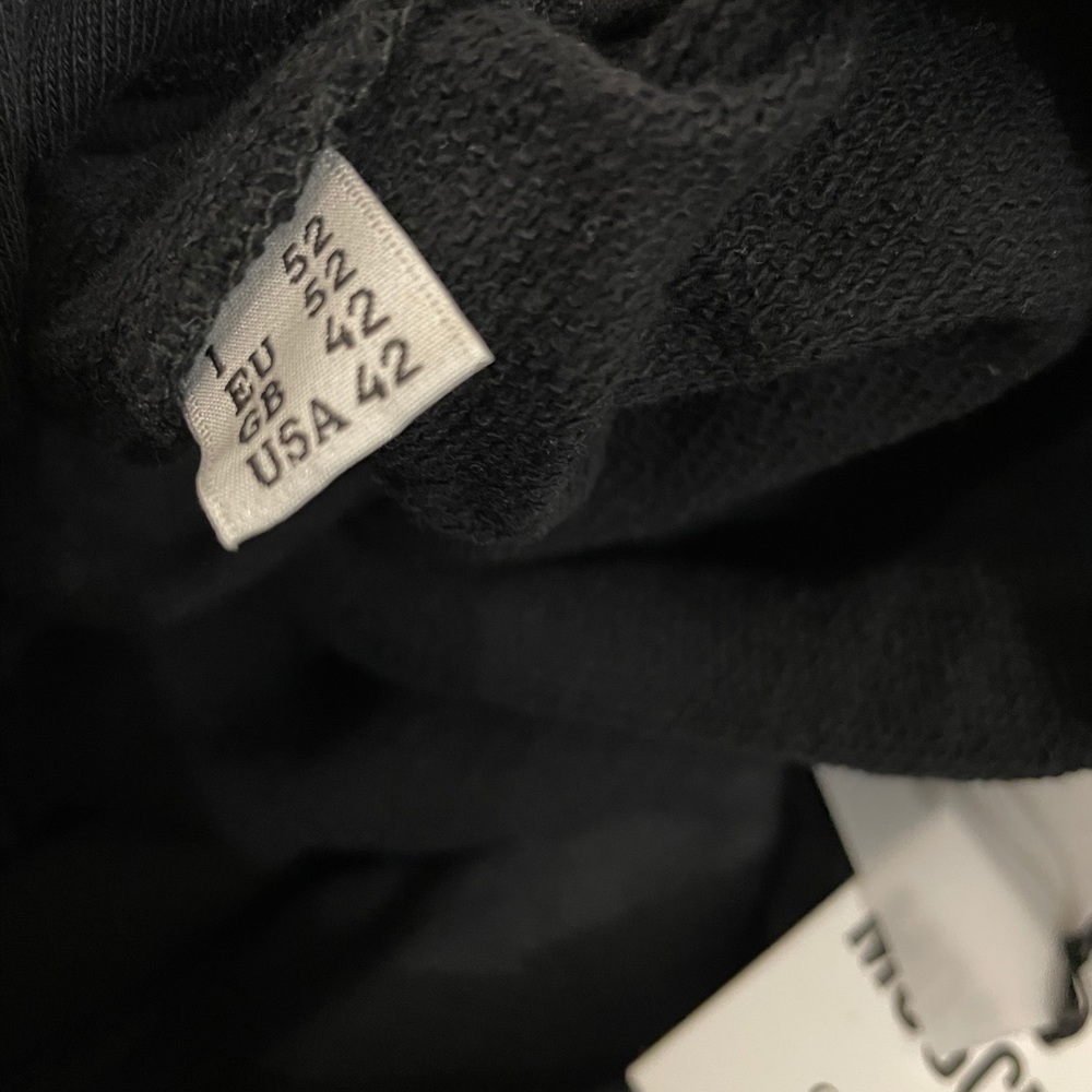 Moschino Mens Black Hoodie Mivim Size L - Picture 5 of 6